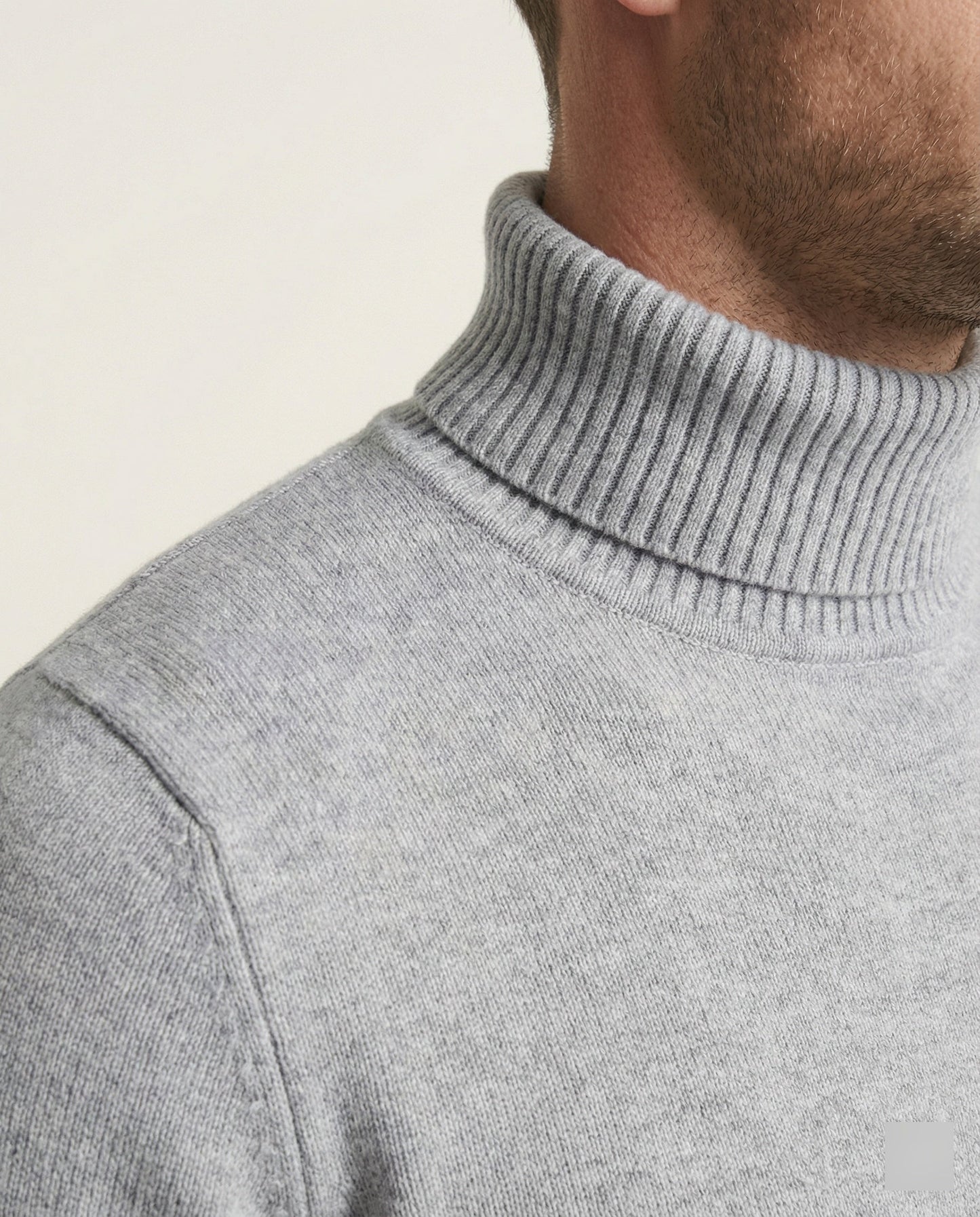 Feine Merinowolle Rollkragenpullover