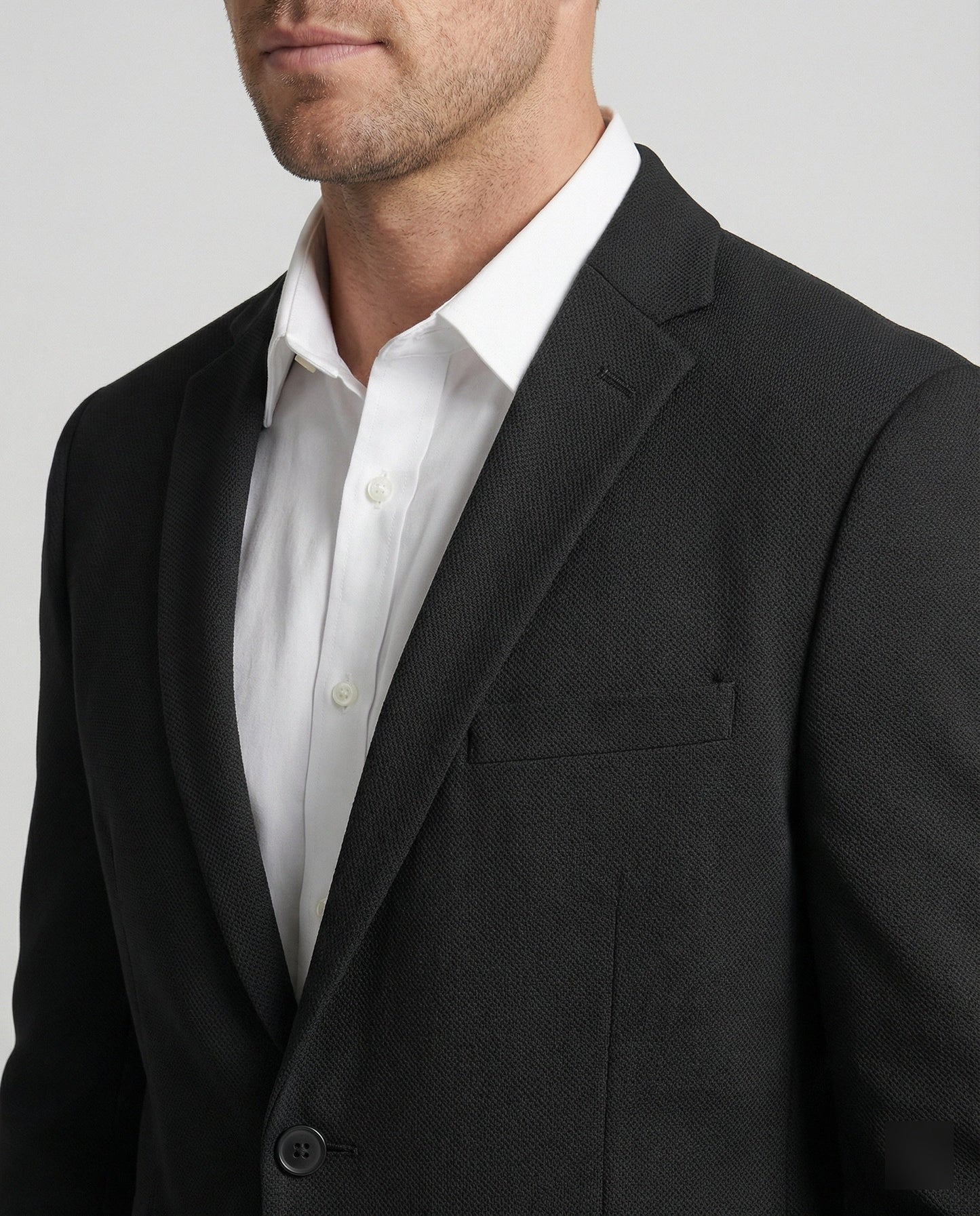 Herren Blazer Strukturstoff
