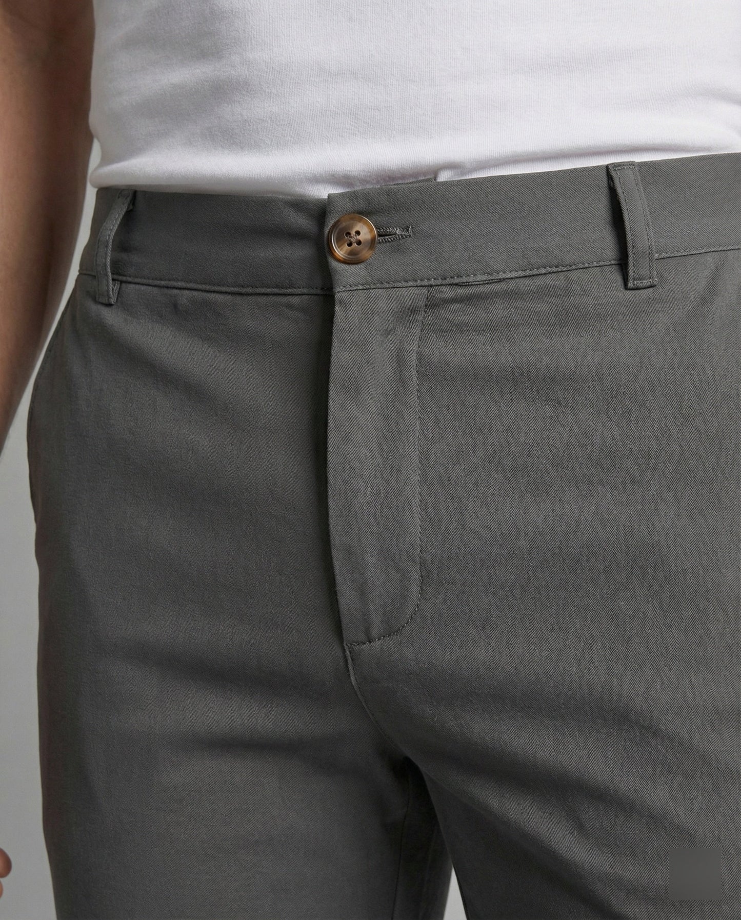 Herren Slim-Fit-Chinohose Elastisch