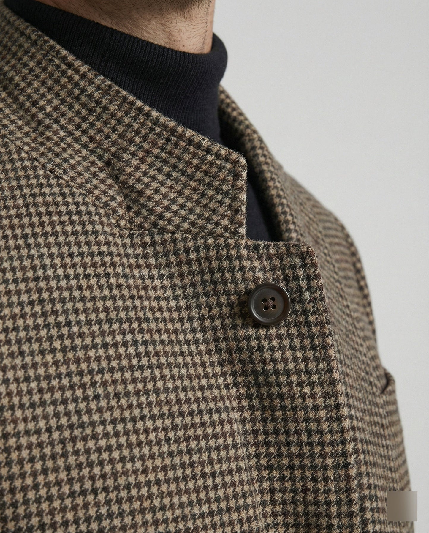 Herren Glencheck Sakko mit Revers
