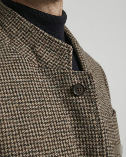 Herren Glencheck Sakko mit Revers