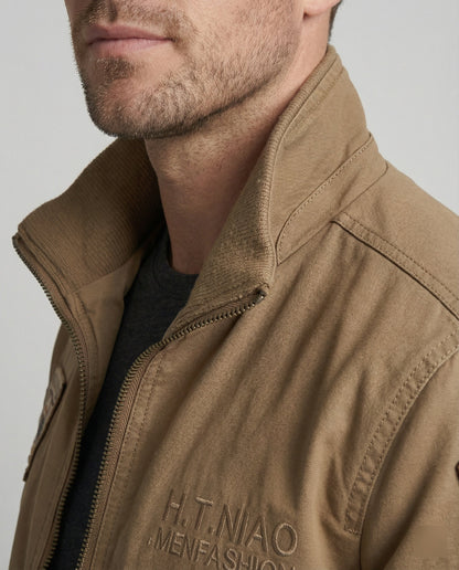 Herren Bomberjacke Militärstyle Nylon