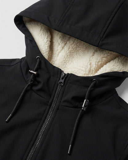 Norvielle Damen Wasserdichte Fleecejacke