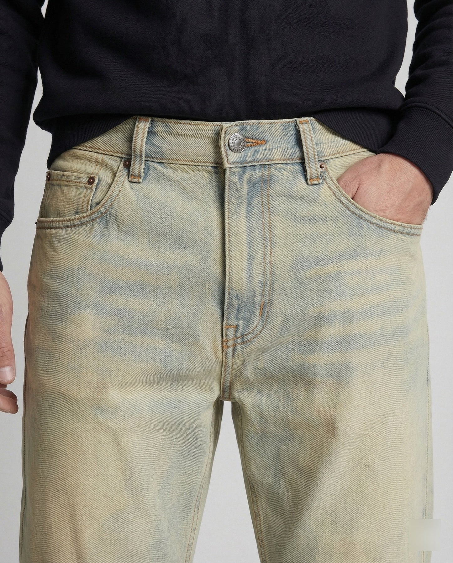 Herren Straight Jeans Klassischer Schnitt