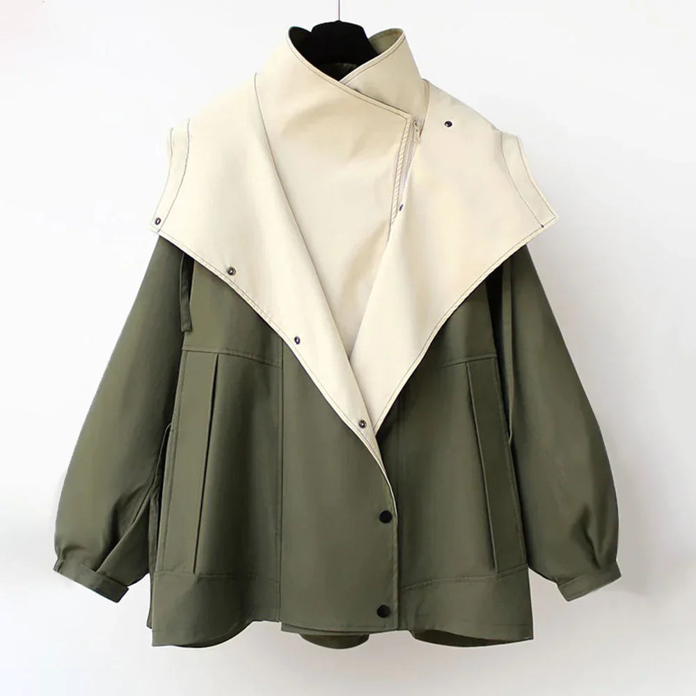 Norvielle Damen Trenchcoat Trendig