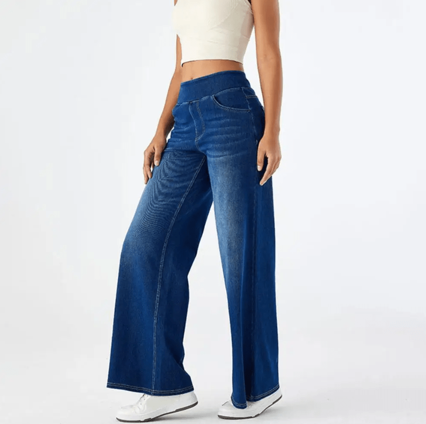 Vardag Stretch Damen Hose Gummizug Bequem