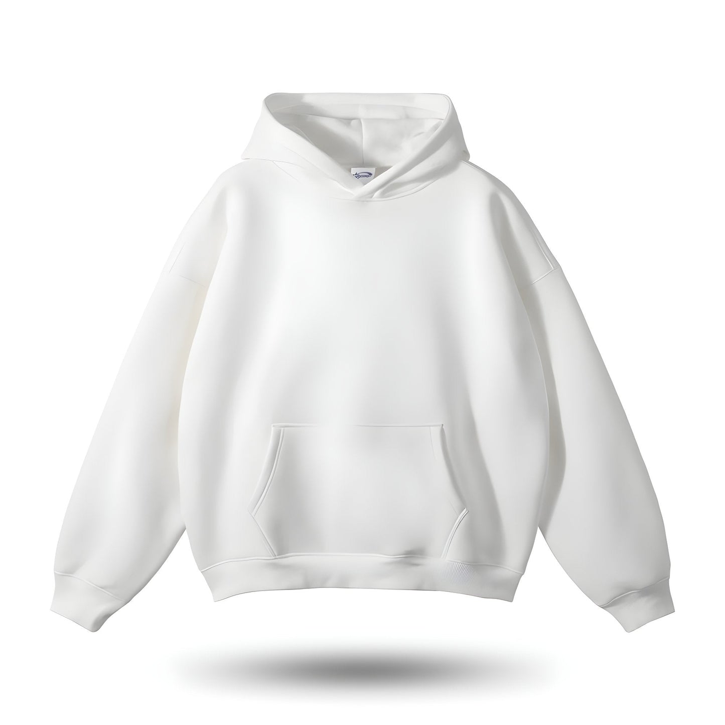 Damen Hoodie Kapuze Kängurutaschen Locker Sweatshirt Uni-Farben