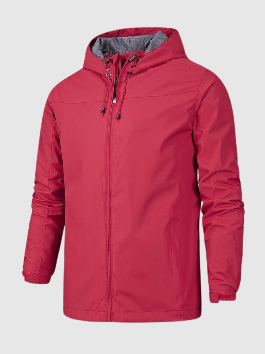 Herren Windbreaker Wasserdichte Kapuzenjacke Outdoor