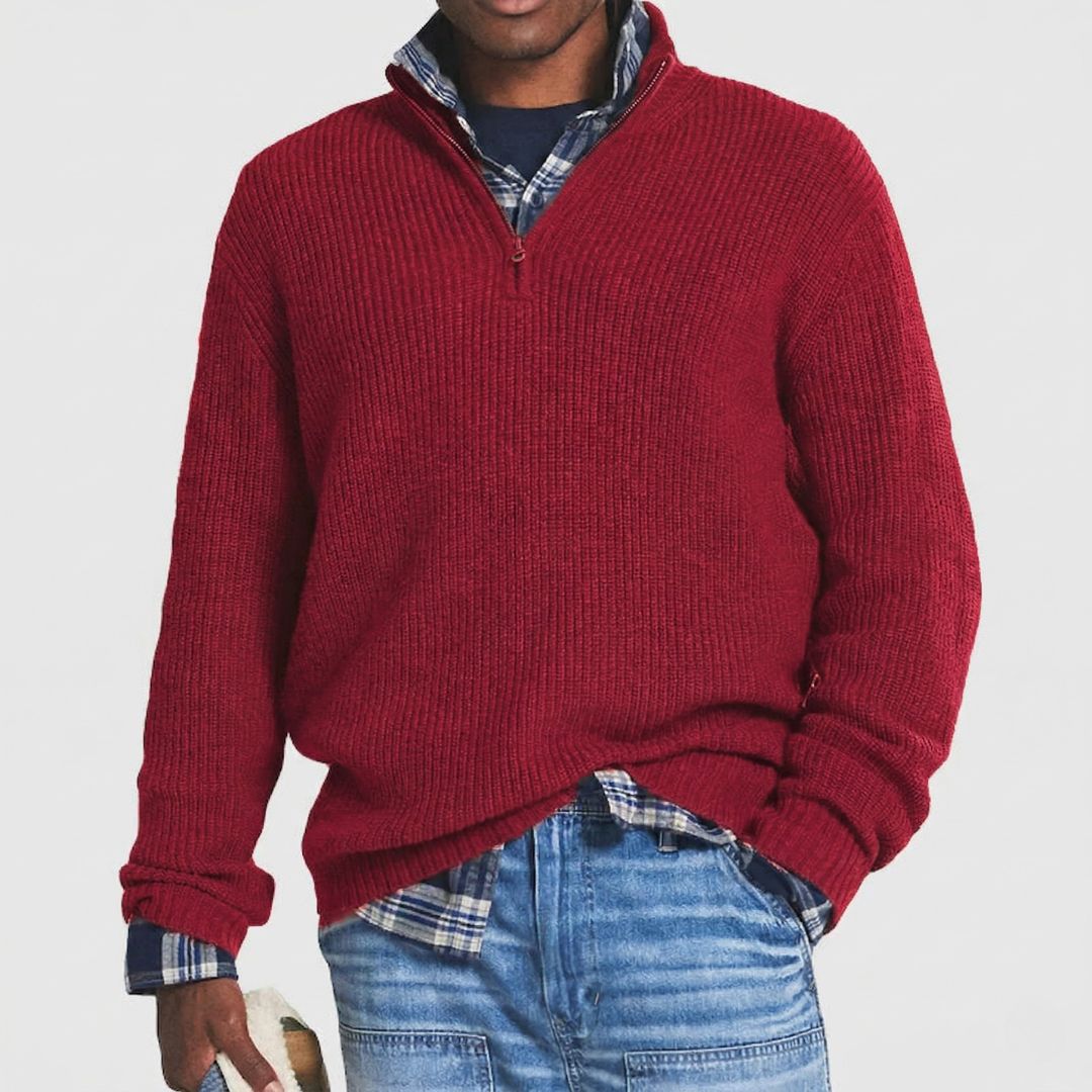 Constino Herren Pullover Reißverschluss - Norvielle