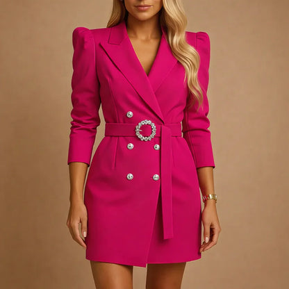 Damen Blazerkleid mit Gürtel