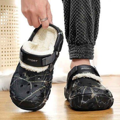 Warme Hausschuhe Gefüttert für Damen Herren Clogs