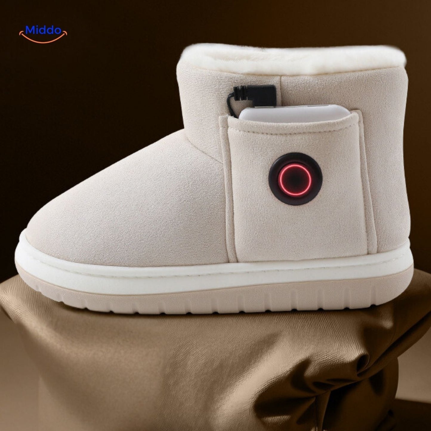 Heizbare Winterstiefel Warme Bequeme Schuhe