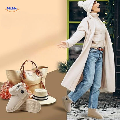 Heizbare Winterstiefel Warme Bequeme Schuhe