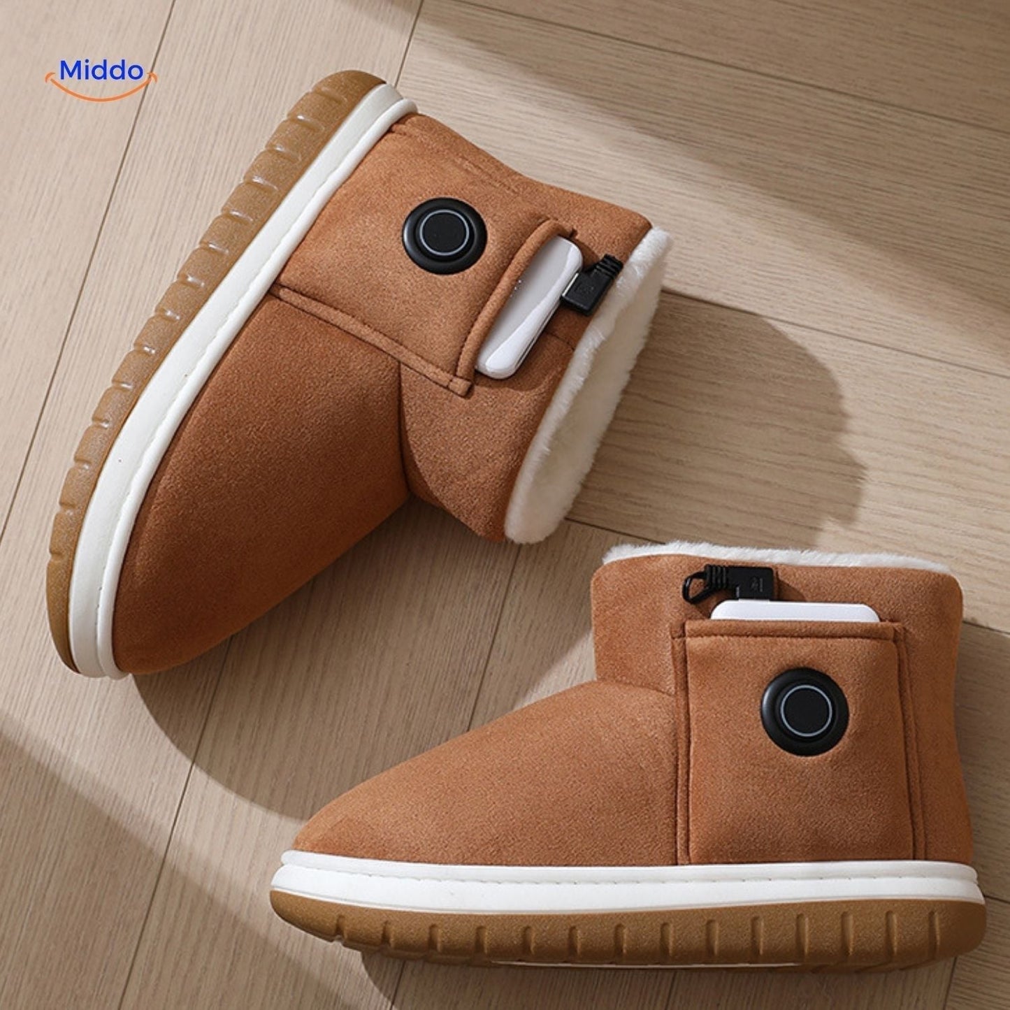 Heizbare Winterstiefel Warme Bequeme Schuhe