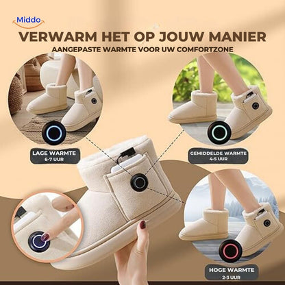 Heizbare Winterstiefel Warme Bequeme Schuhe