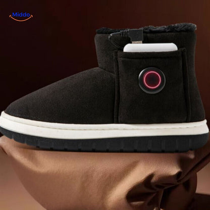 Heizbare Winterstiefel Warme Bequeme Schuhe