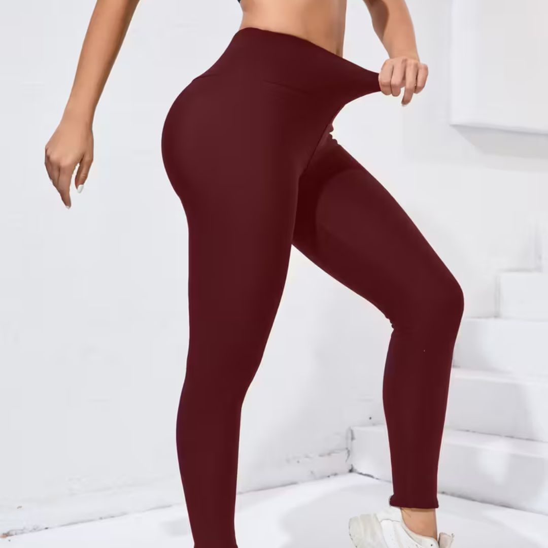 Damen Thermohose Gefütterte Warmleggings Winter