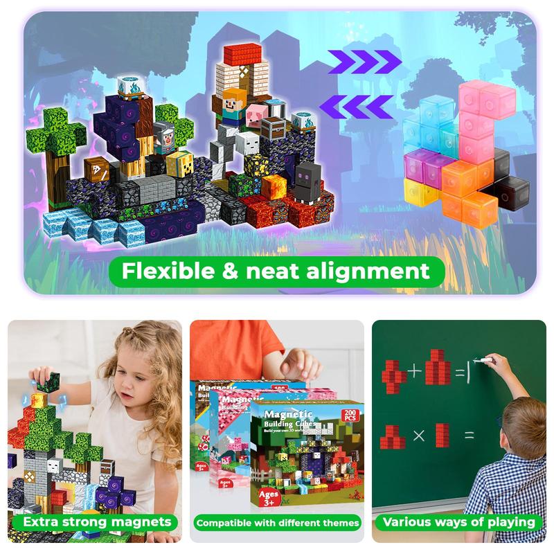 Magnetische Bauklötze Set Lernspielzeug für Kinder