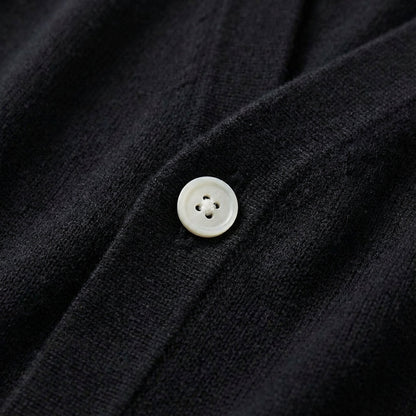 Herren Cardigan Gestrickt mit Vorderverschluss