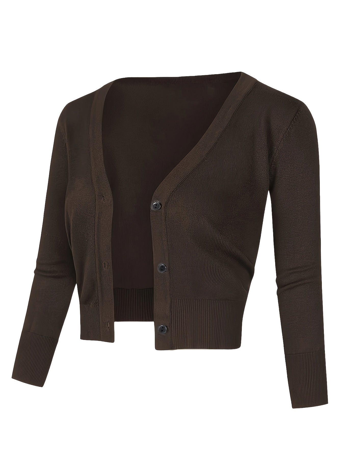 Norvielle Damen Bolerojacke Knopfverschluss