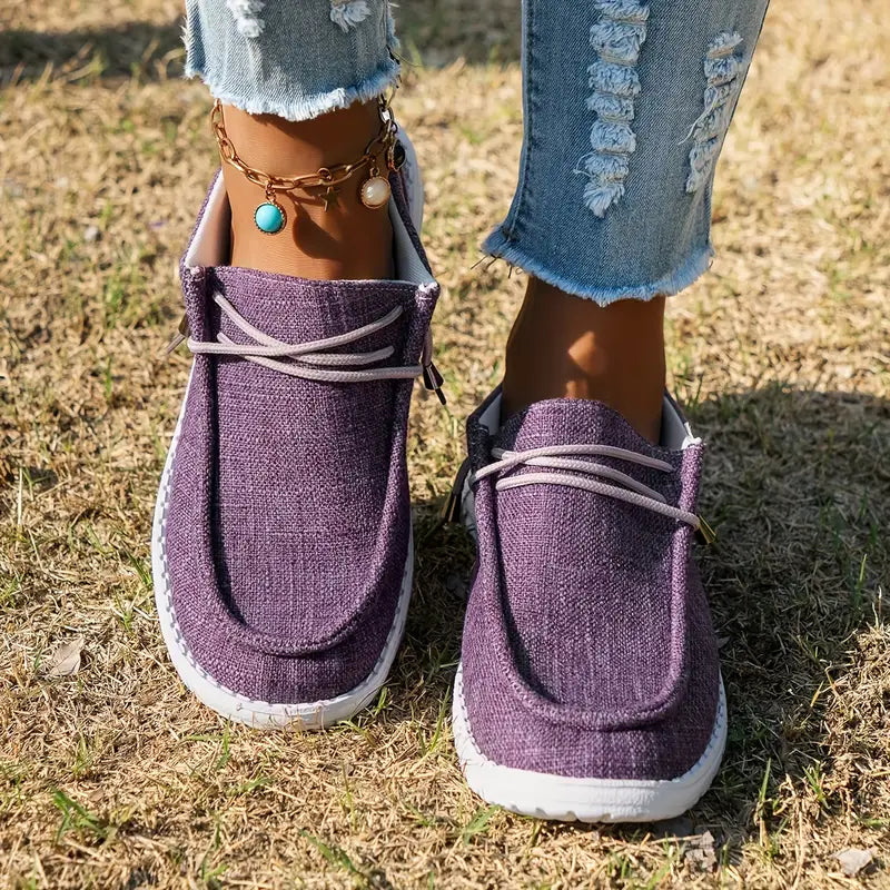 Norvielle Damen Slipperschuhe Bequem