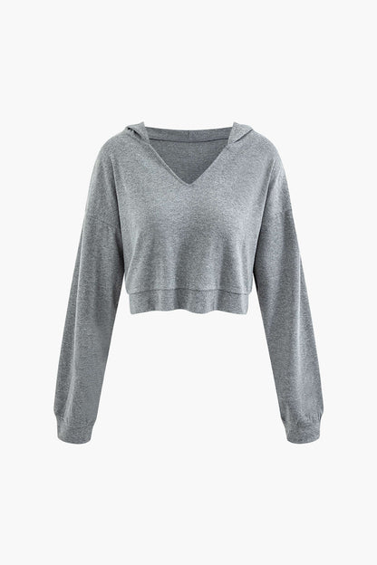 Damen Zweiteiler-Set Hoodie Midi-Kleid Lässig