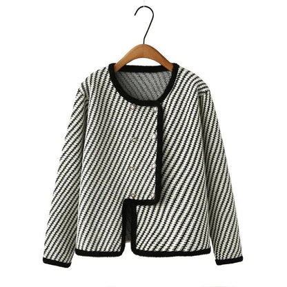 Norvielle Damen Bouclé-Jacke Elegantes Design