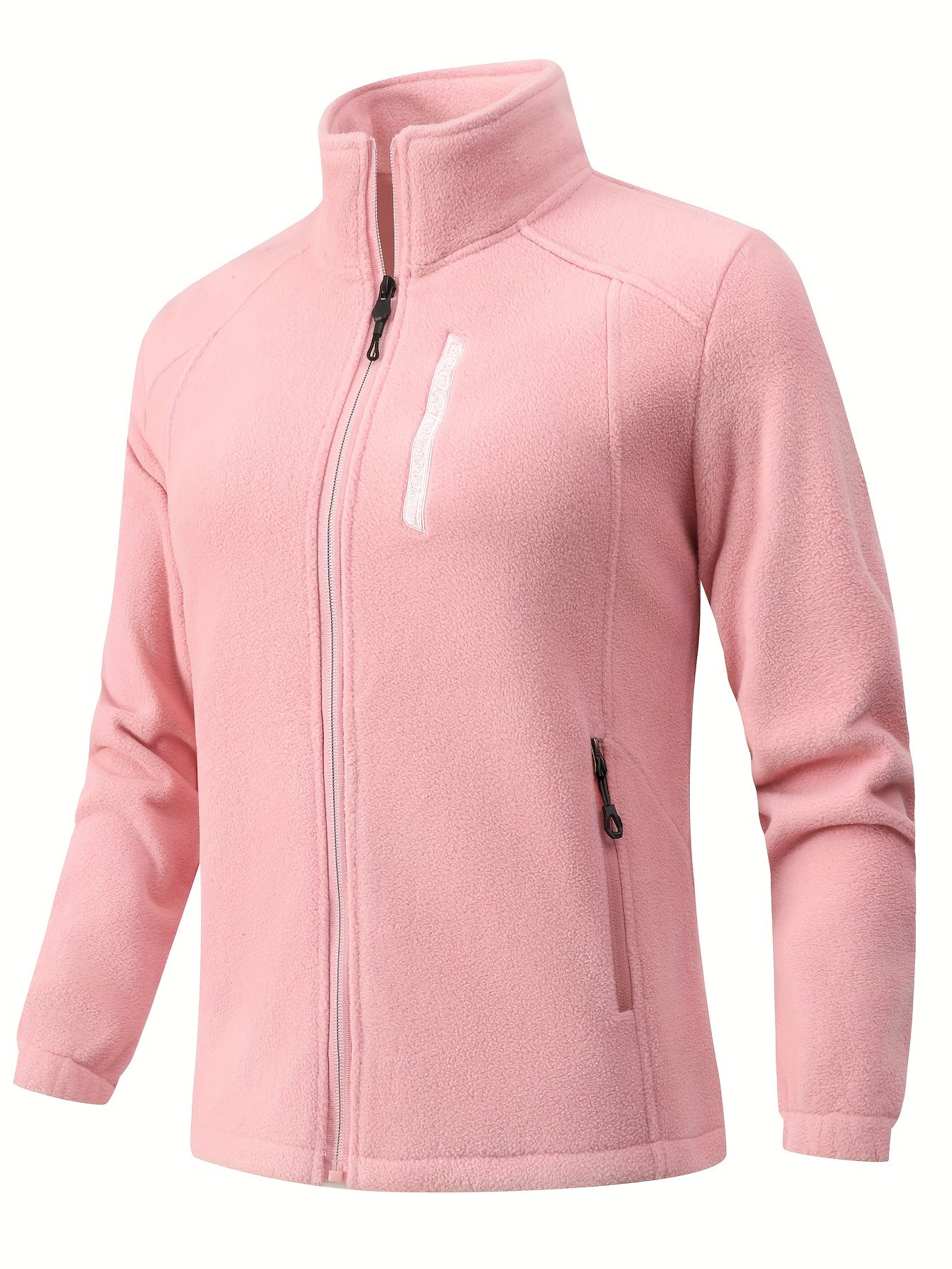 Damen Softjacke Stehkragen Zippbar