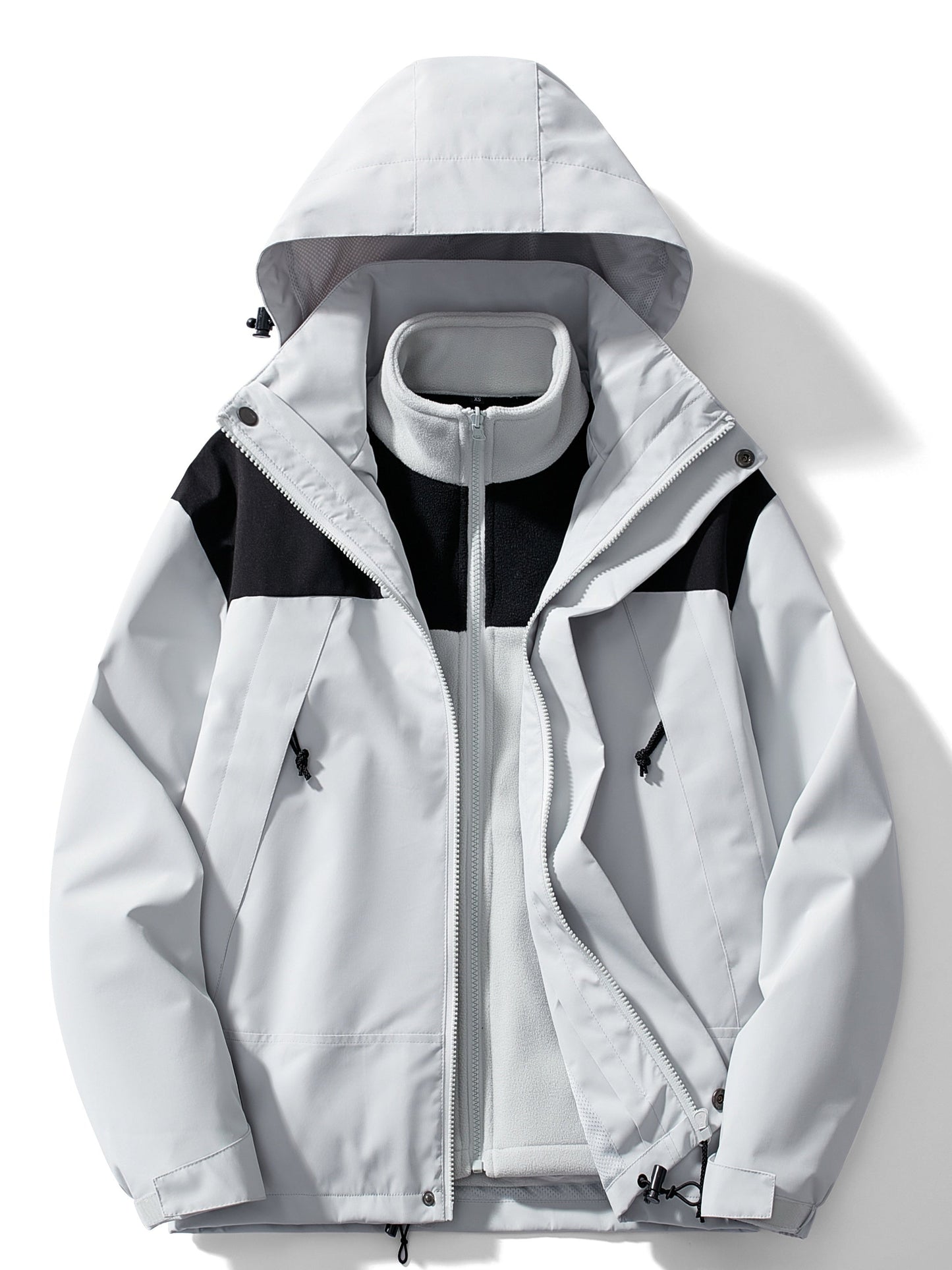 Herren Winterjacke 3-in-1 Kapuze