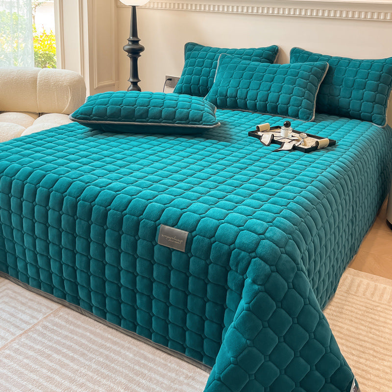 Weiche Tagesdecke Quadratisch Moderner Stil