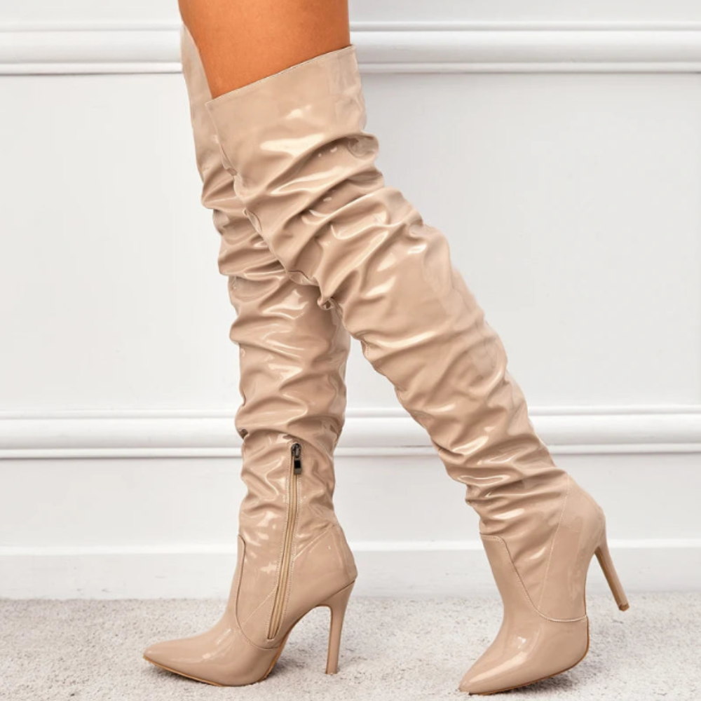 Norvielle Damen Stiefel 8cm Absatz