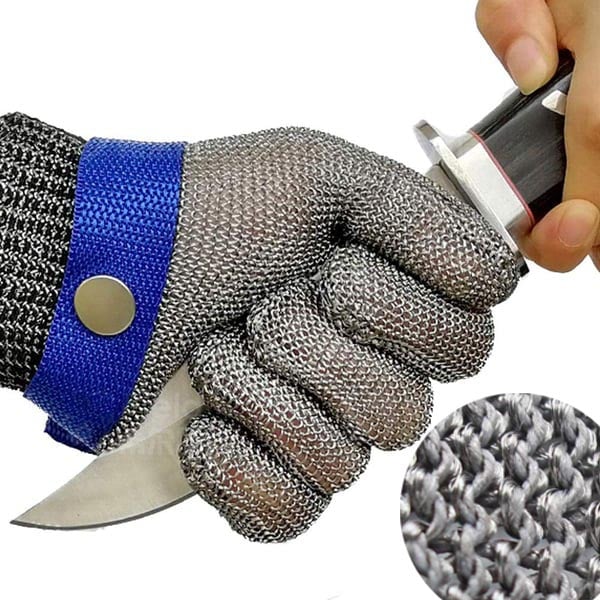 Edelstahl Metall Handschuh Lebensmittelqualität Mesh - Norvielle