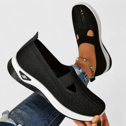 Damen Slip-On Sneaker Atmungsaktives Mesh