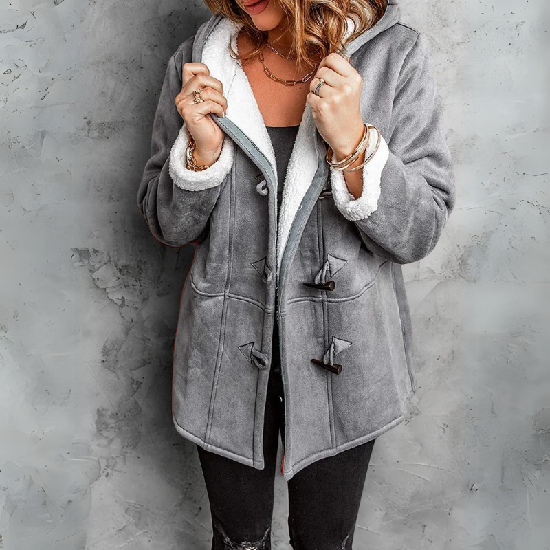 Norvielle Damen Weiche Kapuzenjacke