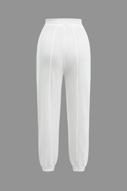 Damen Hoodie-Set Sportlich Cut-Outs