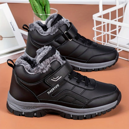 Herren Winterstiefel Sneaker-Stil Warmfutter Mittelhoher Schnitt - Norvielle