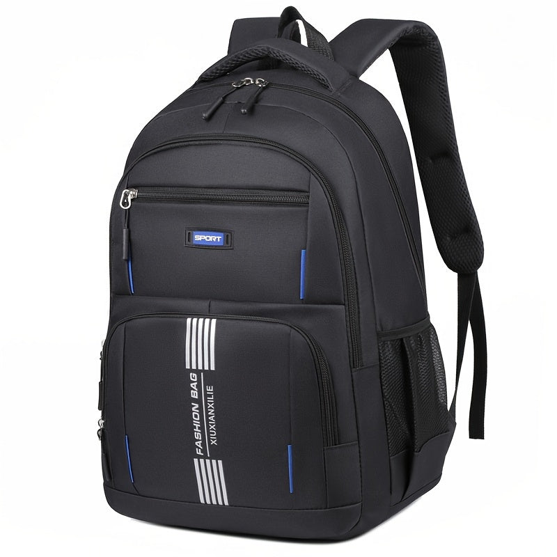 Wasserdichter Business Rucksack Mehrkammer Nylon Schwarz - Norvielle