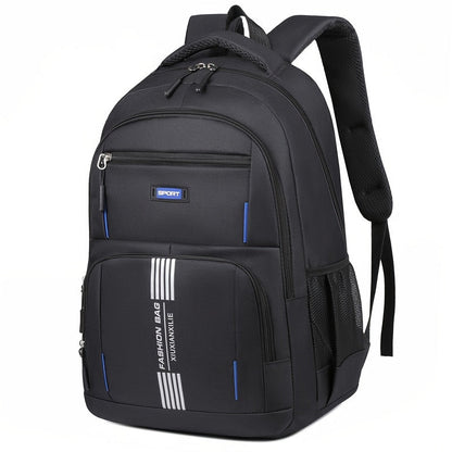 Wasserdichter Business Rucksack Mehrkammer Nylon Schwarz - Norvielle