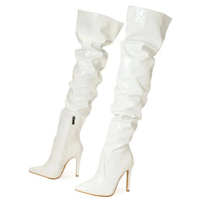 Norvielle Damen Stiefel 8cm Absatz