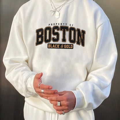 Norvielle Herren Pullover Sweatshirt Trendig
