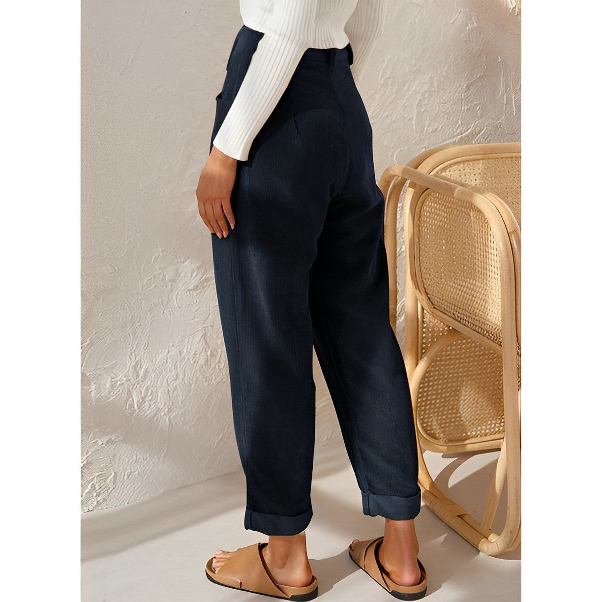 Gerade Cordhose Aus Cord