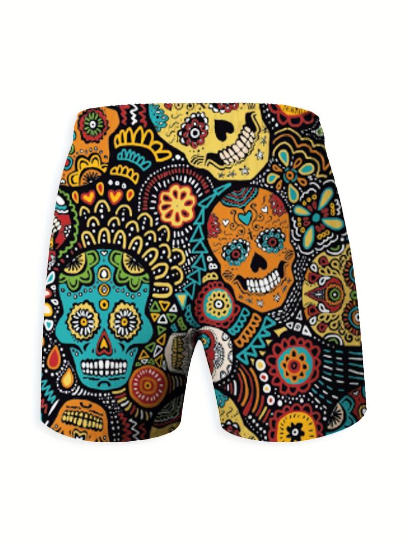 Norvielle Herren Shorts Hawaii-Style mit Kordelzug