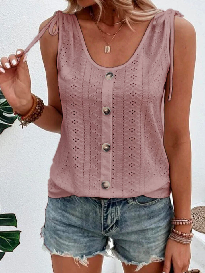 Norvielle Damen Ärmelloses Tanktop Sommer