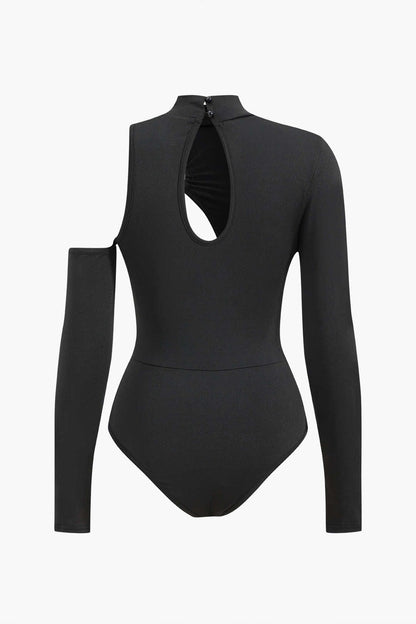 Elegantes Damen Zweiteiler-Set Maxi-Rock Cut-Out-Design