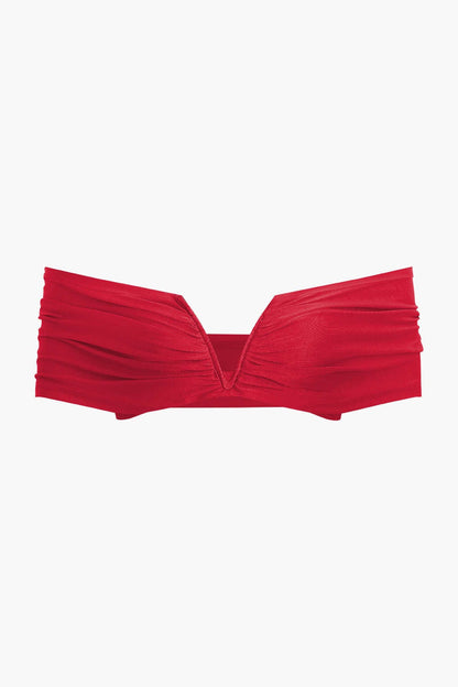 Elegantes Damen Off-Shoulder-Set mit Drapierung