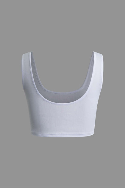 Damen Zweiteiler-Set Crop- Maxirock