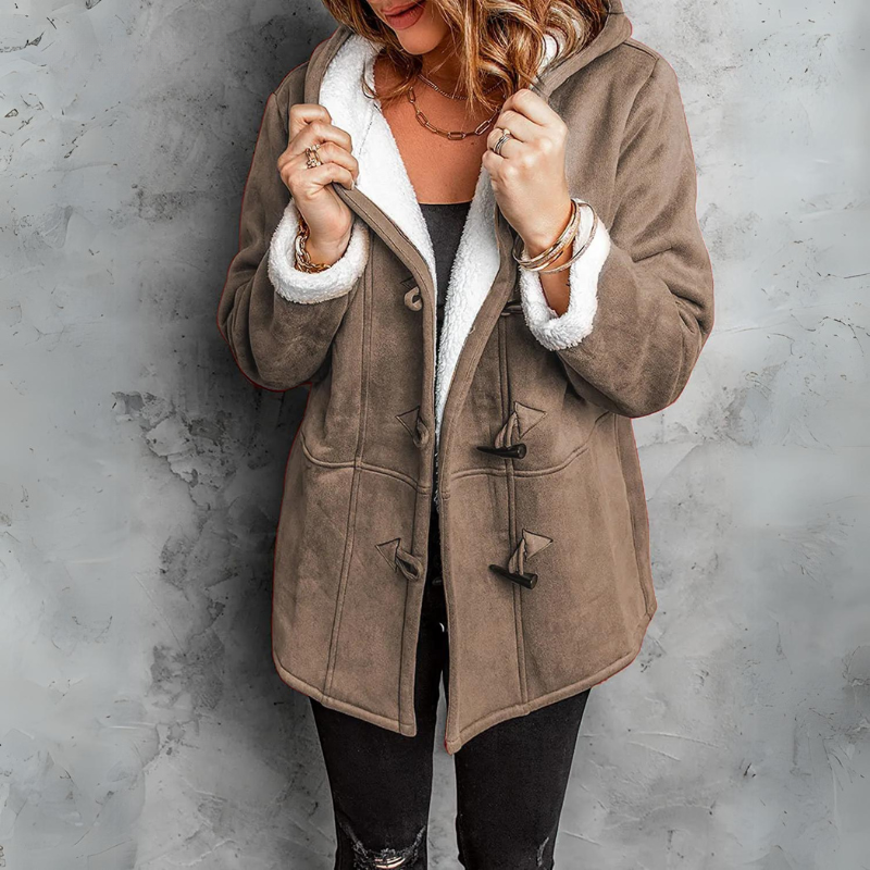 Norvielle Damen Weiche Kapuzenjacke - Norvielle
