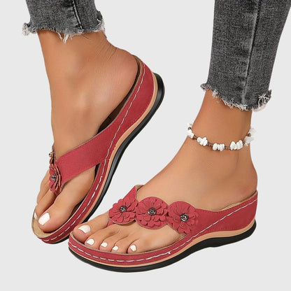 Damen Slip-On Sandalen Lässig