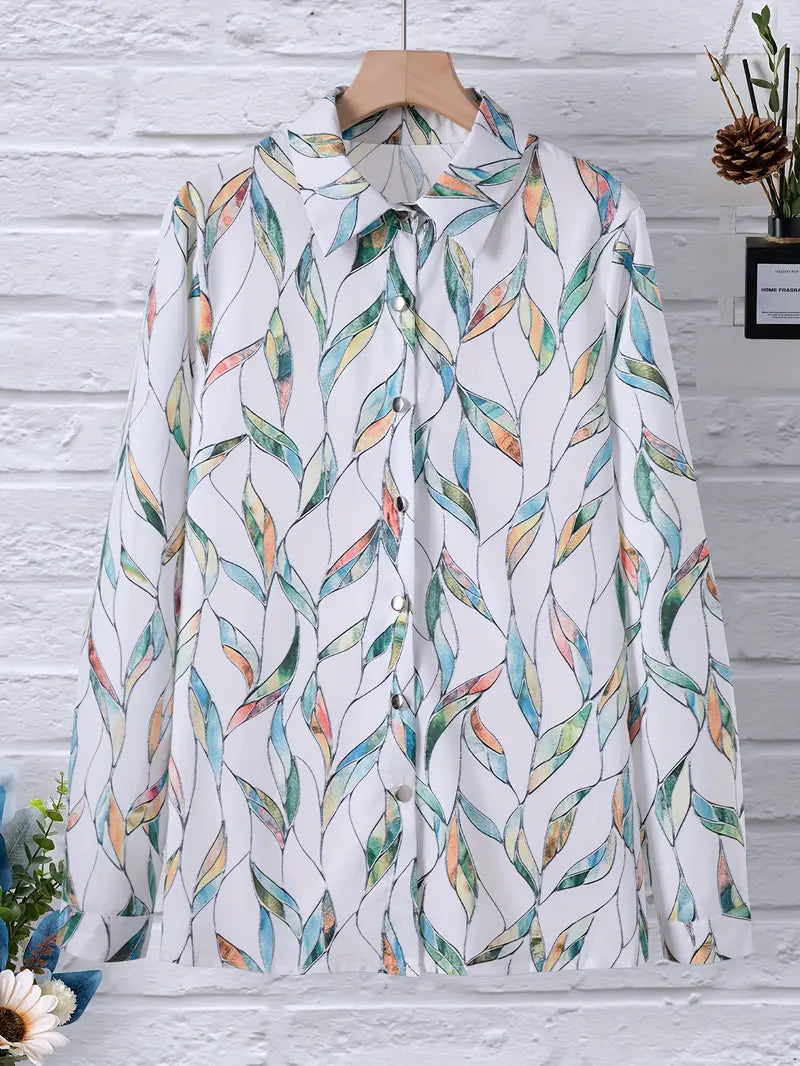Norvielle Damen Langarmshirt Leicht Frühling Pastell