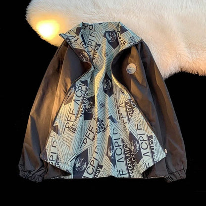 Damen Wendjacke Print-Design Lavinia
